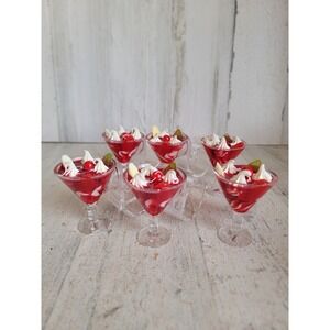 Unique dessert‎ martini napkin holder fruit jello Xmas home decor set kitchen